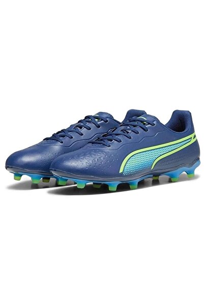 Puma King Match Fg/Ag 107570 Profesyonel Erkek Krampon MAVİ
