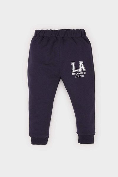 DeFacto Pantaloni de sport imprimați cu talie elastică pentru bebeluși D1470A524WN