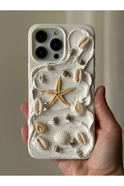 FİŞNEİLETİŞİM iPhone 15 Promax Compatible Sea Star Patterned Case