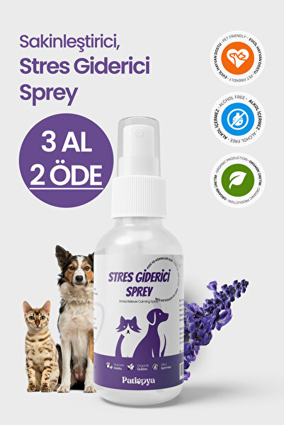 patiopya Kedi Sakinleştirici, Stres Giderici Sprey -100ml