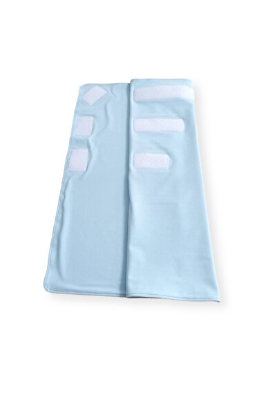OEM Pătură de înfășat + căciulă pentru bebeluși, albastru deschis