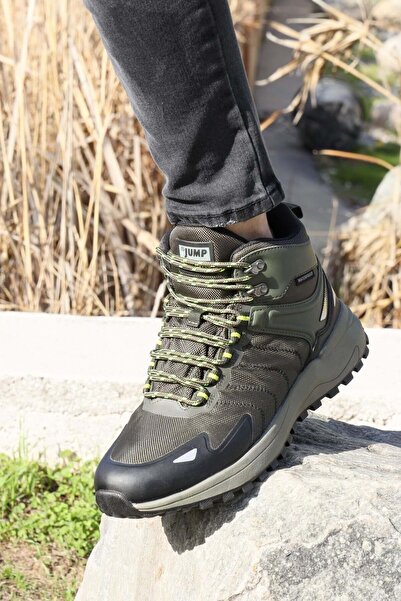 Jump 28680 Khaki - Black Men's Waterproof Outdoor Boots Sports Shoes