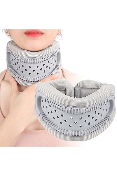 Choice دعامات الرقبة المصنوعة من الإسفنج الناعم باللون الرمادي تعمل على تثبيت وتخفيف الضغط على العمود الفقري، كما أنها توفر الدعم للرقبة.