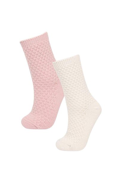 DeFacto Women's 2-Piece Winter Boot Socks D0998Axns