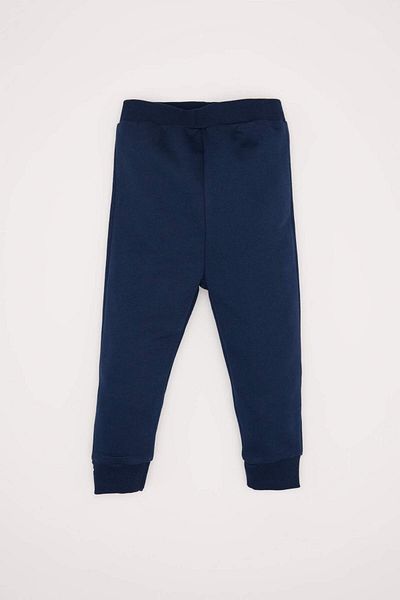 DeFacto 2-teiliges Set für Babys, Jungen, Farbblock-Langarm-Sweatshirt mit weichem Flor innen, Oberteil, Jogger-Jogginghose Y1
