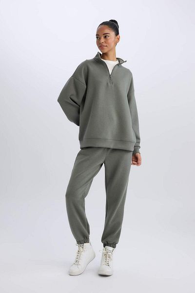 DeFacto DeFactoFit Pantaloni de sport lungi Jogger, cu buzunare, talie elastică E3546AX24WN