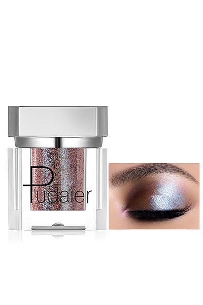 Pudaier Eyeshadow Cream, Matte Glitter Shimmer Highly Pigmented Mashed Potato Eyeshadow Powder