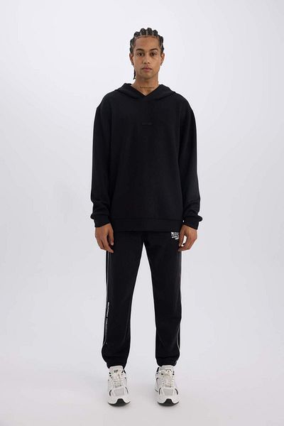 DeFacto Pantaloni de sport groși DeFactoFit Jogger NBA Wordmark Standard Fit Banda elastică cu buzunar D3231AX24WN