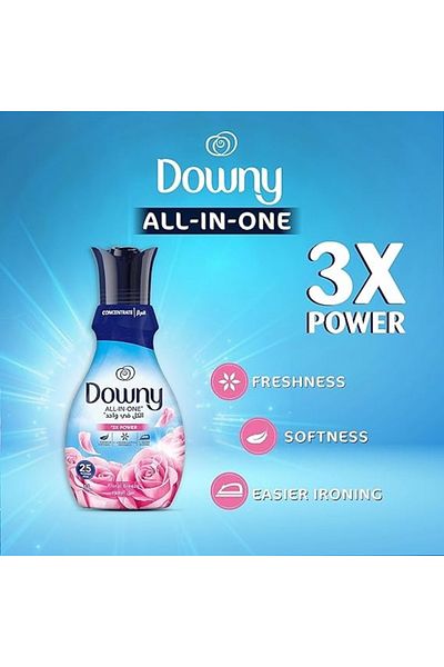 downy منعم الأقمشة المركز برائحة حديقة الورد عبوة اقتصادية 2.9 لتر