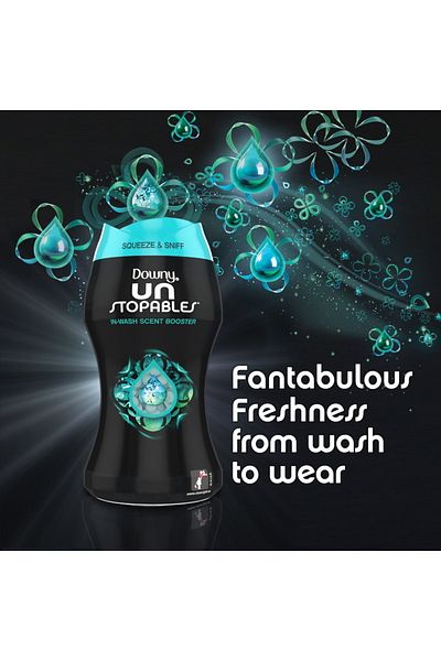 downy حبيبات منعشة من Unstoppables In-wash Scent Booster Freshness Scent 190 جم تدوم طويلاً