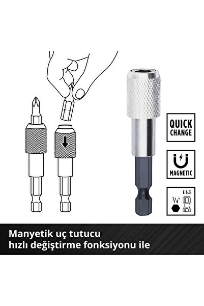 Einhell vidalama uç seti 42 parça M-CASE kutu - 49118953