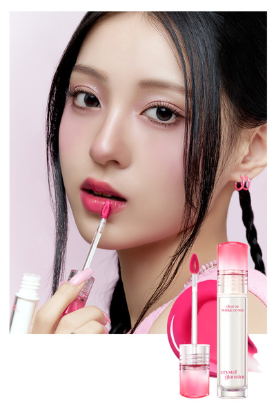 CLIO Yapışkanlık Hissi Vermeyen Yoğun Işıltılı Tint CLIO Crystal Glam Tint (10 Baby Berry)