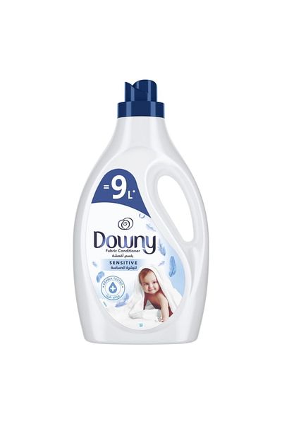 downy منعم الأقمشة الحساسة 3 لترات نعومة لطيفة للبشرة الحساسة والأقمشة الرقيقة