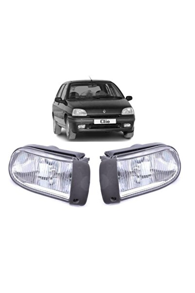 Genel Markalar Renault Clio 1 Sağ + Sol Ön Sis Lambası Takımı 1996--1998 Uyumlu