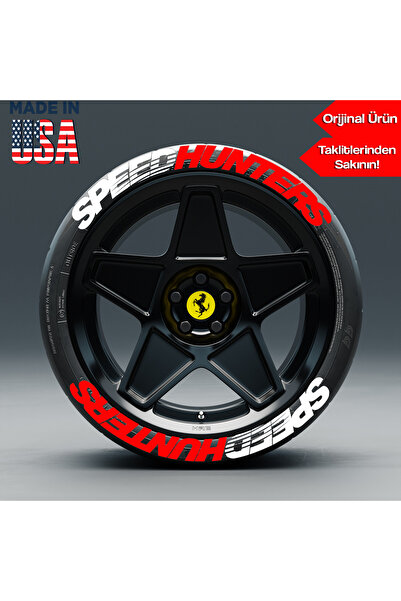 bombtire Lastik Yazısı Speedhunters Çift Renk 4 Adet Araç Motorsiklet Lastik ...