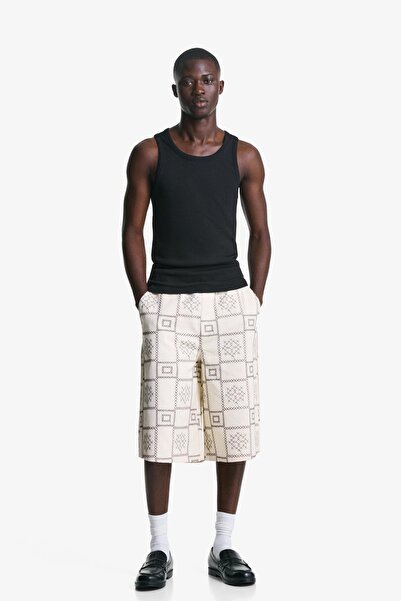 Bershka Baggy fit bermuda