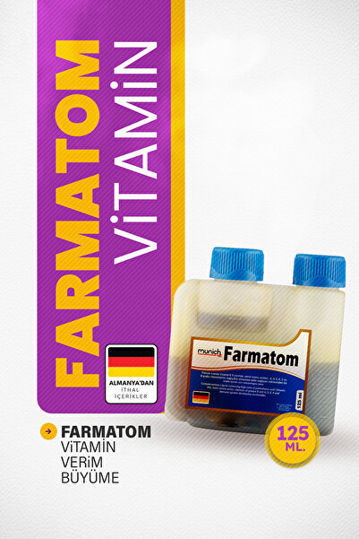 FARMATOM Kuşlar Için Kanatlı Vitamini 125 ml - C Vitaminli