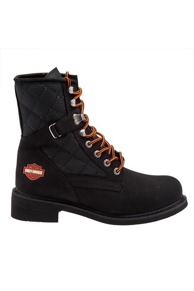 Harley Davidson New Worker Men's Black Nubuck Boots