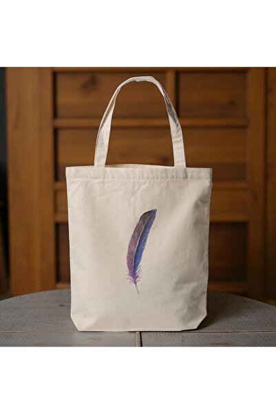 riyaz Bird Feather - Special Design Cloth Bag, Shoulder and Hand Bag, 35x40cm