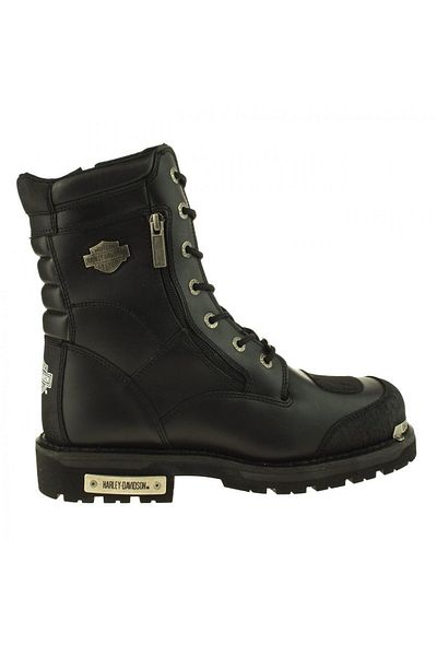 Harley Davidson Men's Black CRazy LeatheR Boots - Rıddick