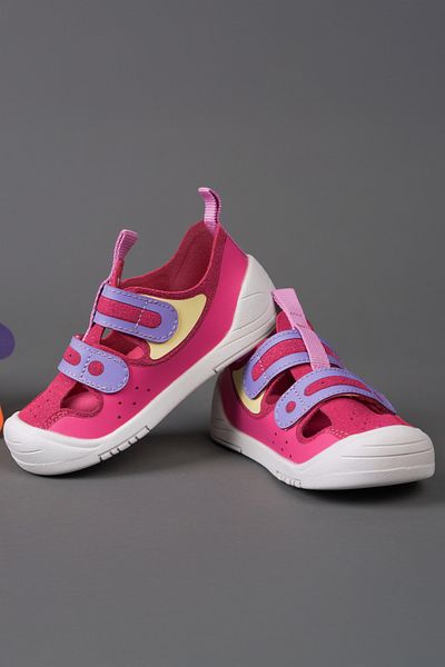 Vicco Riga Basic Girl's First Step Fuchsia Shoes - Comfortable Daily Design