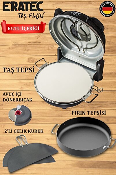 ERATEC Taş Fırın Seti Pm-27 Xxl Yeni Versiyon ( Pizza Makinası)
