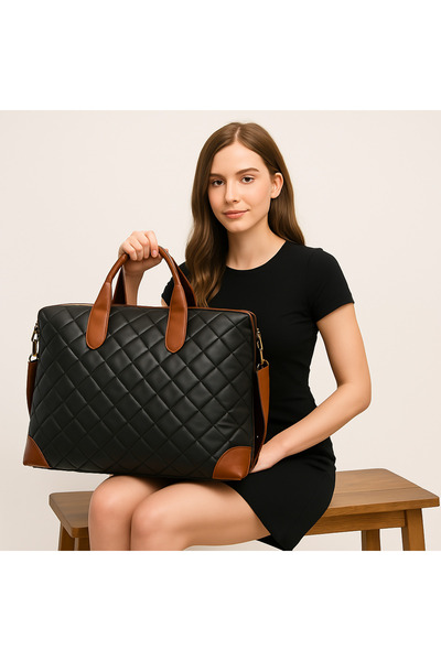 Başkent Çanta Galerisi Quilted Women's Bag Large Size Multi-Purpose8683255011958