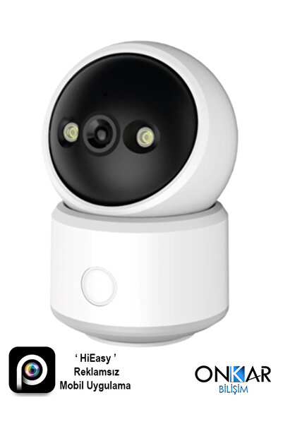 Onkar Bilişim 3MP İÇ ORTAM WİFİ PTZ KABLOSUZ GÜVENLİK KAMERASI BEBEK BAKICI E...