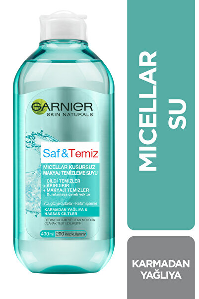 Garnier Saf & Temiz Kusursuz Makyaj Temizleme Suyu 400 ml