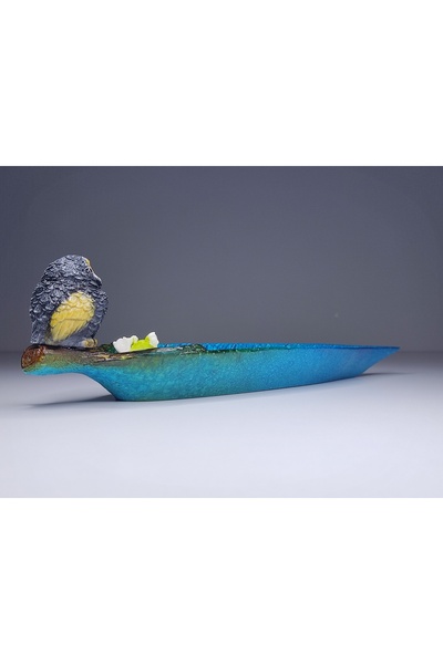 DNC Baykuş Temalı Epoksi Tütsülük | El İşçiliğiyle Üretilmiş Şık Tütsülük