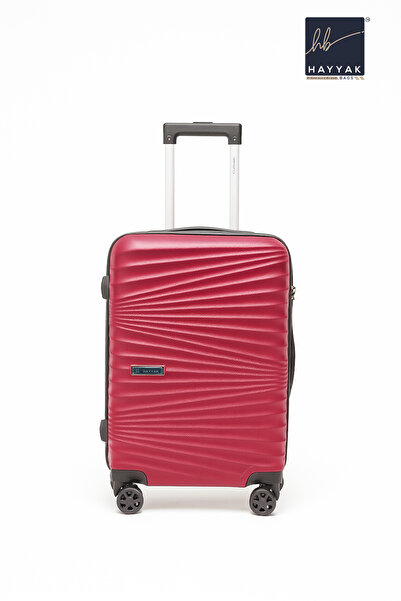 Hayyak Set of 3 Hard Luggage with Carry on & Checked In Travel Bag with Combination Lock , 01- Red
