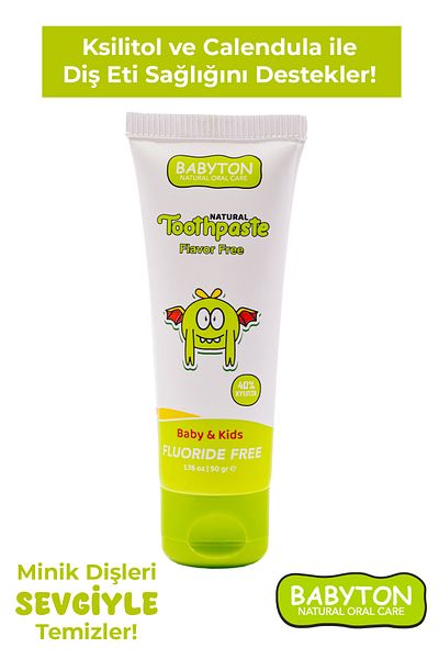 BABYTON 50 g Fluoride Free Natural Toothpaste