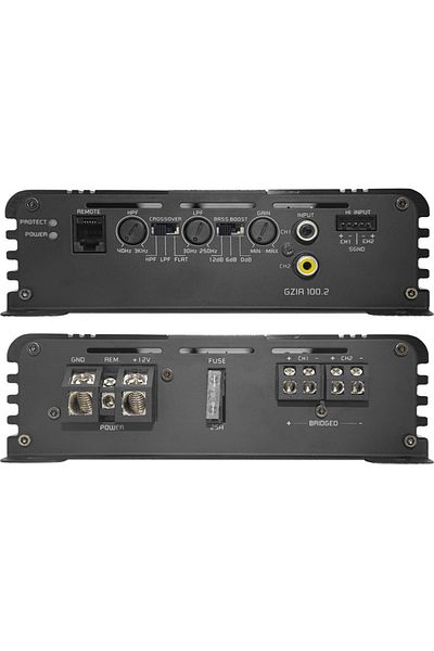 Ground Zero Amplificator auto Ground Zero GZIA 100.2, 2 canale, clasa A/B, 300W