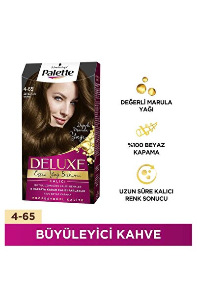 Palette Deluxe Set 4-65 Büyüleyici Kahve Saç Boyası