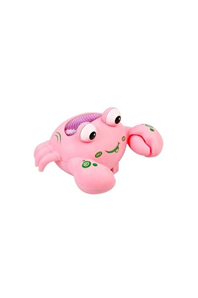 ByCaretta İpli Çekmeli Pilli Işıklı Yürüyen Yengeç Emekleme Arkadaşı