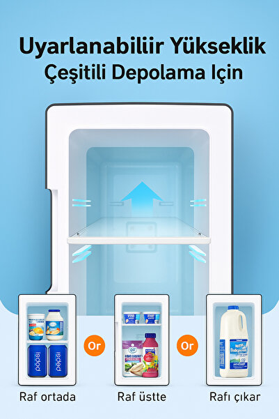 AstroAI Mini Buzdolabı 6L – Isıtma & Soğutma Özellikli (12V/220V, Ev & Araç Kullanımı)