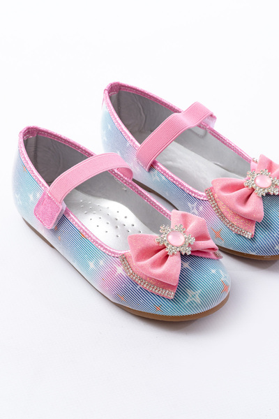 p papuccum ortopedi çocuk ayakkabıları Момичешки цветни балерини с неплъзгаща...