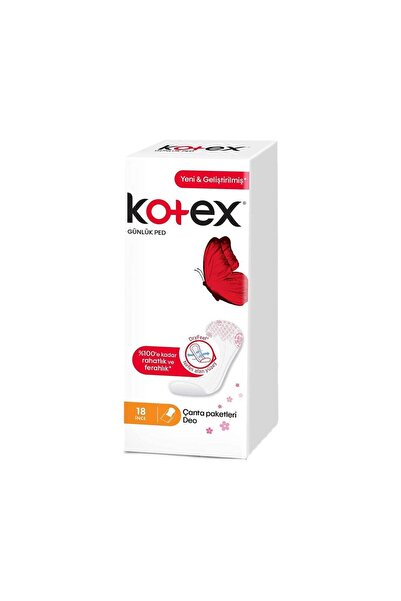 Kotex Ince Günlük Ped 18li Parfümlü