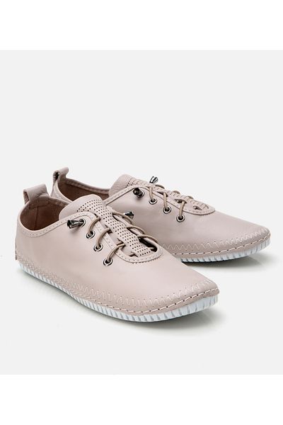 Hotiç Women's Leather Mink Comfort Shoes