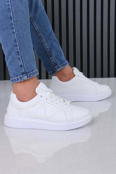 sauron Men's Sports Shoes Casual Sneaker White Color Orthopedic Sole M801
