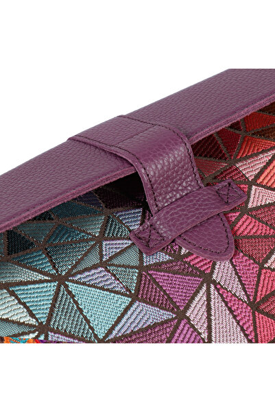 LONDO حافظة كمبيوتر محمول متوافقة مع ماك بوك برو 15 بوصة، 16 بوصة من الجلد الطبيعي والنسيج المنسوج