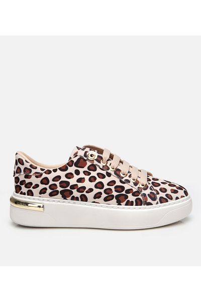 Hotiç Pantofi sport de damă bej cu model leopard Yaya