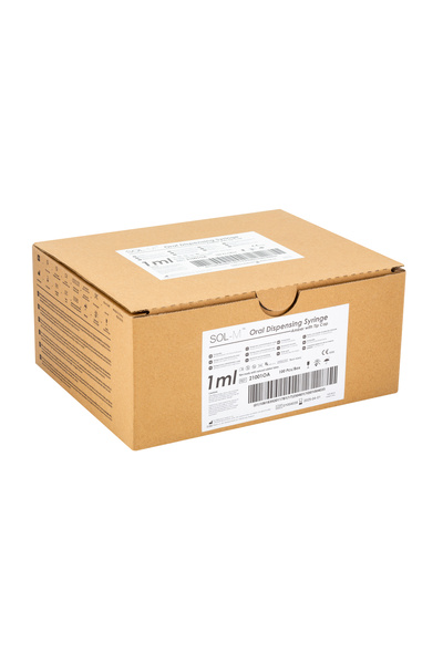 SOL-M 100 حقنه طبية لإعطاء الأدوية عن طريق الفم مقاس 1 مل