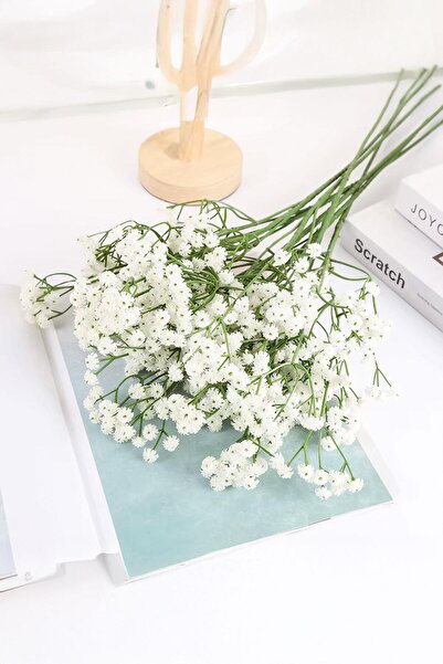 Buka Shops Yumuşak Dokunuşlu Mini Cipsofilya Buketi - 14.5 cm Boy - Beyaz