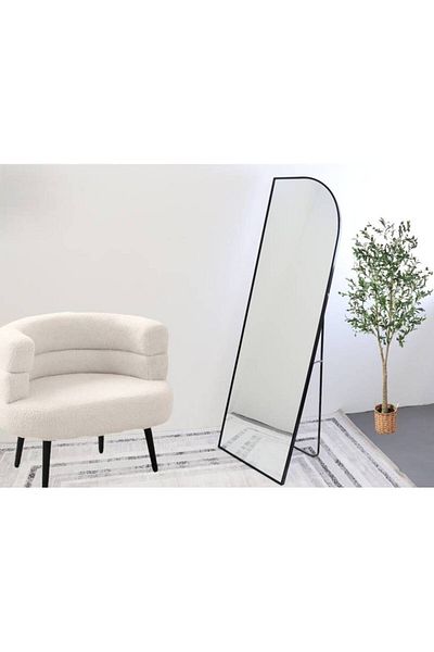 Al Saada Home Mirror Stand Frame - Black - 160×50
