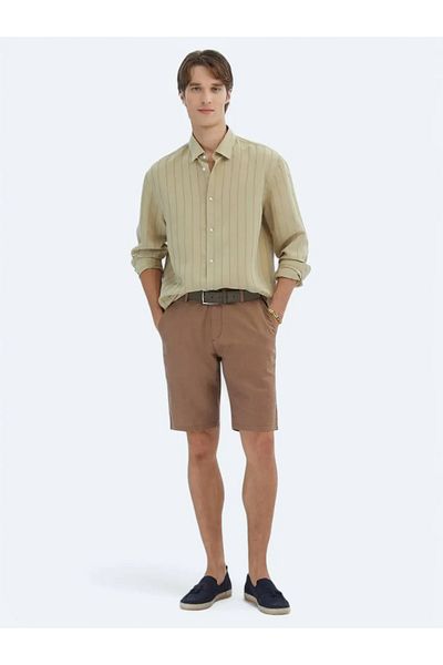 Kip Lemon Mold Oversize Fit Woven Casual Shirt