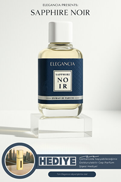 Elegancia Sapphire Noir Extrait De Parfum - 100 ml | Dubai Esintili Niş Unisex Parfüm + HEDİYE ŞİŞE