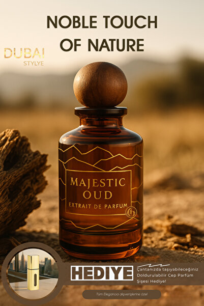 Elegancia Majestic Oud Extrait De Parfum - 100 ml | Dubai Esintili Unisex Parfüm- Doldurulabilir Şişesi HEDİYE