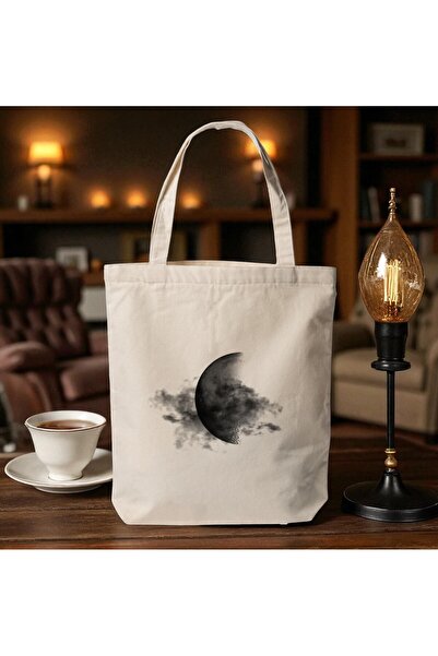 riyaz Full Moon Themed Cloth Shoulder Bag - 35X40 cm