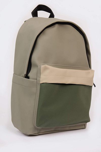 DeFacto Men's Faux Leather Backpack E0690Axns